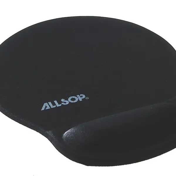 Allsop Gelová podložka pod myš černá, 20mm podpora zápěstí