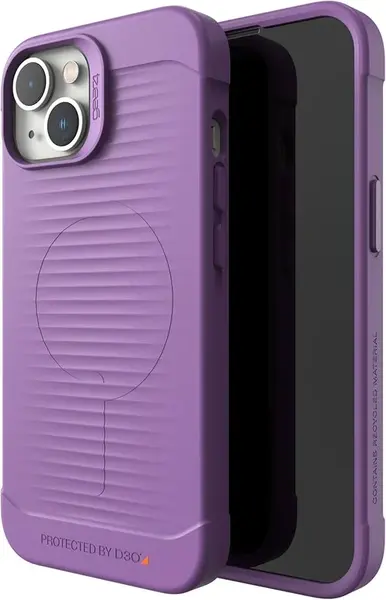 GEAR4 D3O Havana Snap ochranný kryt, iPhone 14 Plus, fialový