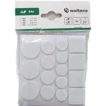 Sada filcových podložek, bílá, 64 ks