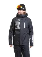 Meatfly pánská SNB & SKI bunda Shader Black | Černá | Velikost XS