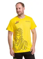 Meatfly pánské tričko Dakar Yellow | Žlutá | Velikost S | 100% bavlna
