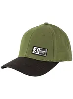 Meatfly kšiltovka Wayne Flexfit Brand Olive / Black | Černá | Velikost One Size