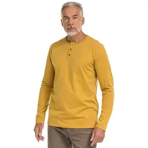 Bushman Pánské henley tričko Willber II, žluté M