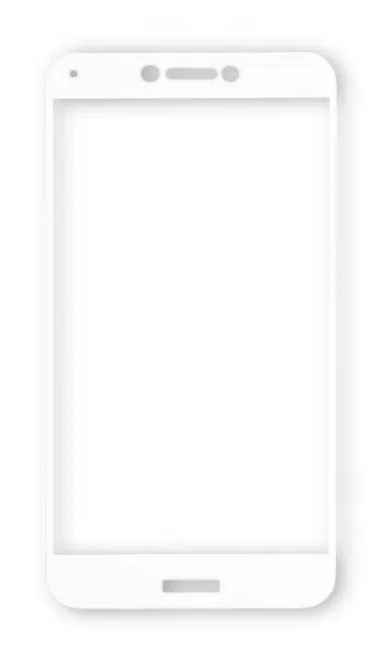 Print Glass Fullface sklo pro iPhone 6/6S, white