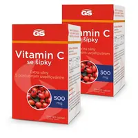 GS Vitamin C 500 se šípky, 2 × 120 tablet