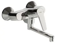 Hansa Polo - Páková umývadlová batéria s otočným výtokom, ThermoCool, chróm 51612193