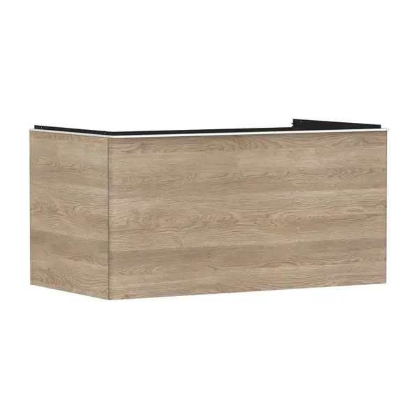 Hansgrohe Xelu Q - Umývadlová skrinka, 50x98x55 cm, 1 zásuvka, prírodný dub/matná biela 54060700
