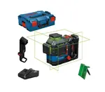 Bosch - Čiarový laser, dosah 120 m, 1x aku 4,0 Ah ProCORE, nabíjačka 0601065100