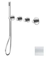 Paffoni Modular Box - Termostatická batéria pod omietku, na 2 spotrebiče, matná biela MDE000BO