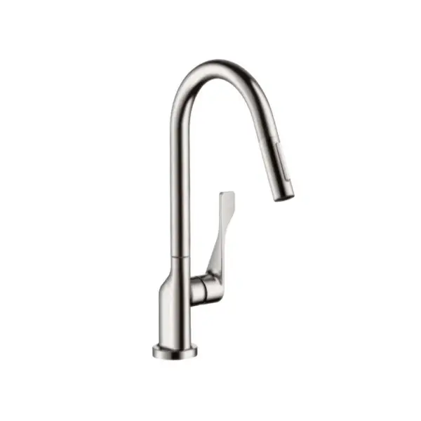 Axor Citterio - Dřezová baterie s výsuvnou sprškou, vzhled nerezu 39835800