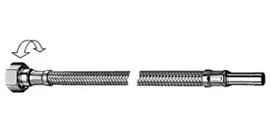 Schell Clean-Flex S - Pružné flexi-hadičky, chrom 103120699
