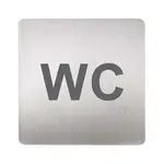 Sanela Příslušenství - Piktogram WC, nerez SLZN 44T