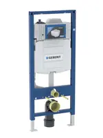 Geberit Duofix - Předstěnová instalace pro závěsné WC, se splachovací nádržkou Sigma 12 cm, s hygienickým proplachem, výška 1,2 m 111.075.00.1