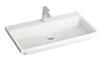 Ravak Comfort - Umývadlo 80x46 cm, s 1 otvorom na batériu, biela XJX01280001
