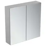 Ideal Standard Mirror&Light - Zrkadlová skrinka 70x70 cm, hliník T3590AL