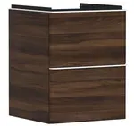 Hansgrohe Xelu Q - Umývadlová skrinka, 63x48x50 cm, 2 zásuvky, tmavý orech/matná biela 54022700