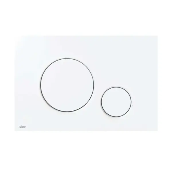 Alcadrain Thin - Ovládanie splachovania, biela M670