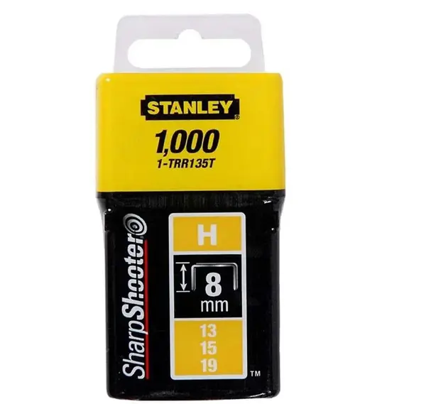 Stanley Príslušenstvo - Spony typu H, 8 mm, 1000 ks 1-TRR135T