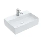 Villeroy & Boch Memento 2.0 - Umývadlo na dosku 50x42 cm, bez prepadu, otvor pre batériu, alpská biela 4A075101
