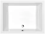 Polysan Deep - Hlboká sprchová vanička, 120x90x26 cm, biela 72383