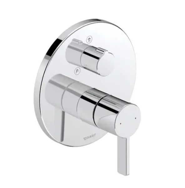 Duravit D-Neo - Batéria pod omietku, na 2 spotrebiče, chróm DE4210012010