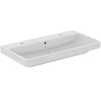Ideal Standard i.Life B - Dvojumývadlo 102x54 cm, s prepadom, s 2 otvormi na batériu, biela T683101