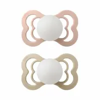 BIBS Supreme symetrické cumlíky z prírodného kaučuku 2ks - veľkosť 1 - Blush Nočný / Vanilla Nočný
