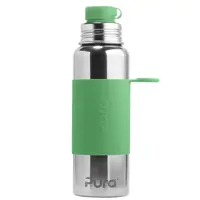 Pura nerezová fľaša so športovým uzáverom 850ml - Moss
