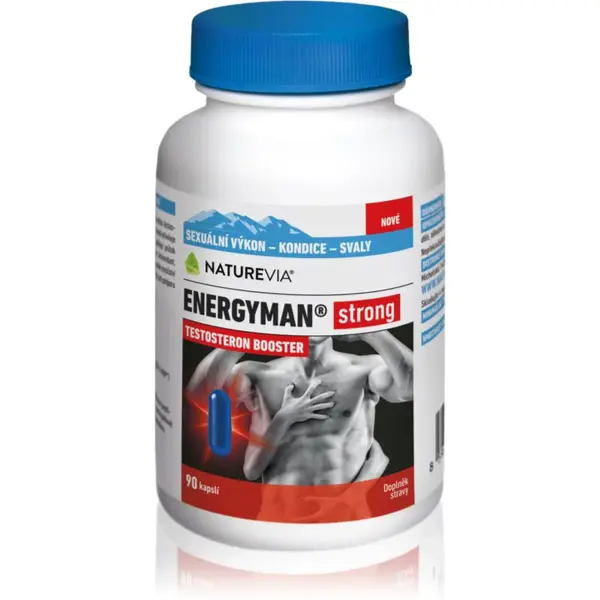 NatureVia Energyman kapsuly pre mužov 90 cps