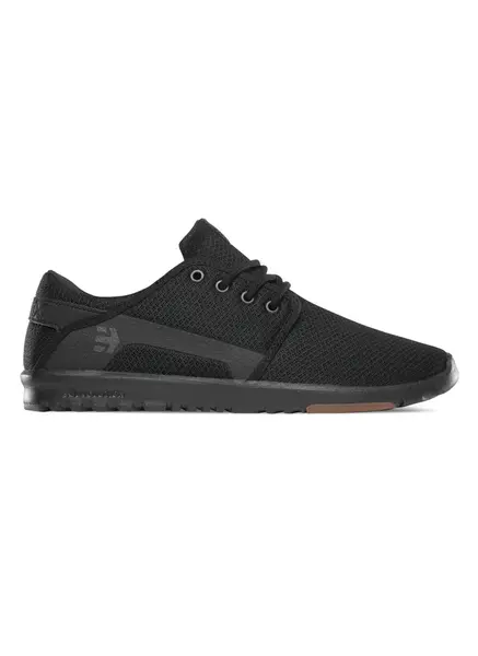 Etnies pánské boty Scout Black/Black/Gum | Černá | Velikost 11 US