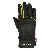 Dětské lyžařské rukavice viking felix černá 5