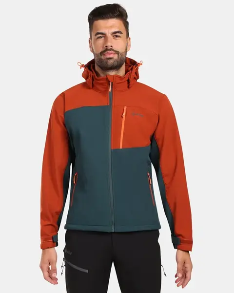 Pánská softshellová bunda kilpi ontavio-m tmavě zelená 3xl