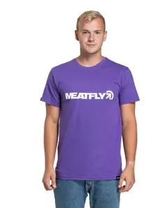 Meatfly pánské tričko Logex Violet | Fialová | Velikost L | 100% bavlna
