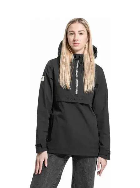 Meatfly dámská street bunda Kalle Black / Black Logo | Černá | Velikost XS