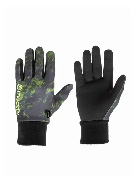 Meatfly dětské rukavice Kids Powerstretch Mossy Lime | Zelená | Velikost L (12Y)