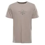 Pánské triko z organické bavlny alpine pro termes 3 béžová 5xl