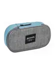 Meatfly pouzdro XL Pencil Case Aqua / Grey | Modrá | Velikost XL
