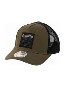 Meatfly kšiltovka Hawkye Trucker Army Square | Černá | Velikost One Size
