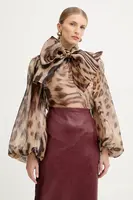 Hodvábna blúzka Retrofete Peregrine