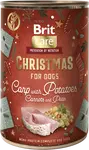 Konzerva Brit Care Dog Christmas Monoprotein kapr s bramborovým salátem 400 g
