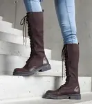 Gemre Brown slip-on boots with flexible shaft Veradi