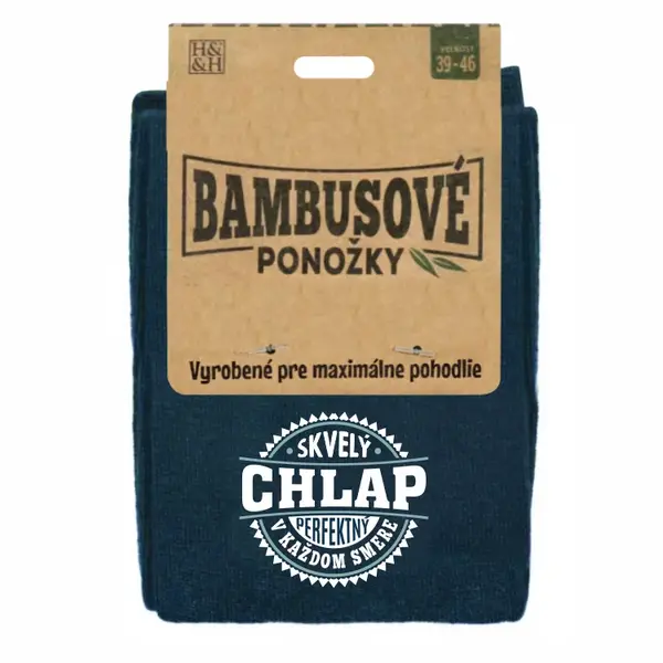 Bambusové ponožky - Skvelý chlap ALBI