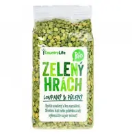 COUNTRY LIFE Hrach zelený polený BIO 500 g