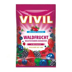VIVIL Multivitamín lesné plody drops bez cukru 120 g