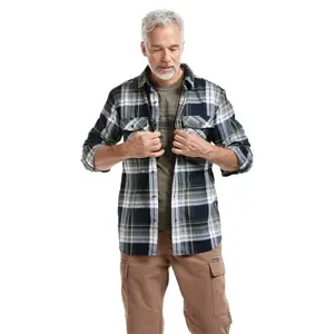 Bushman Pánska flanelová košeľa Atuat zelená XL