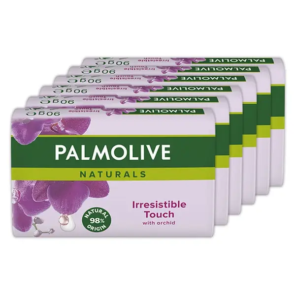 PALMOLIVE Naturals Tuhé mydlo Black Orchid 6 x 90 g