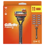 GILLETTE Fusion5 Holiaci strojček + Náhradná hlavica 11 ks