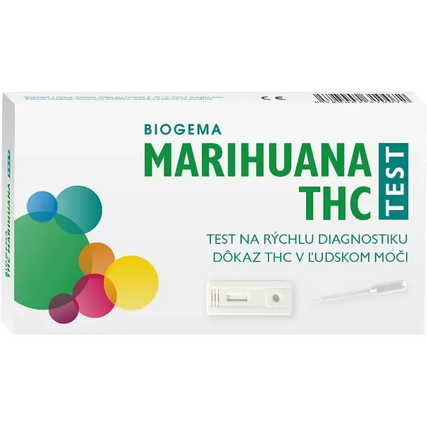 THC MARIHUANA TEST na stanovenie drogy v moči 1x 1 ks