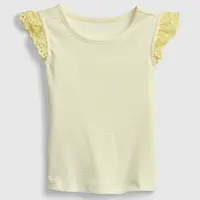 GAP Dětský top lace-trim tank - Holky