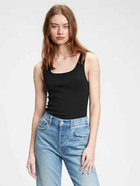 GAP Tílko ribbed tank top